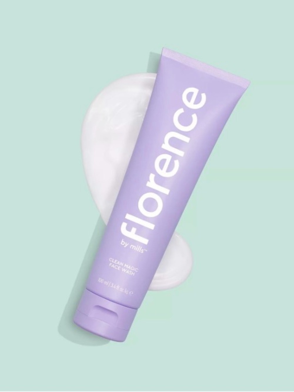 Florence by Mills Clean Magic Face Wash - Lavender Tube